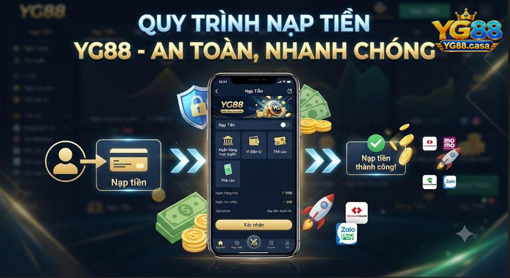Quy Trình Nạp Tiền YG88 Nhanh Chóng An Toàn Và Tiện Lợi Cho Người Mới